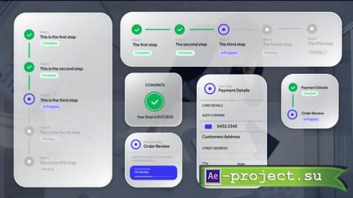 Videohive - Process Infographic Widget - 58905490 - Project for After Effects