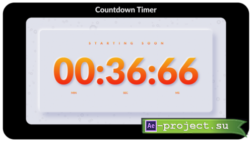 Videohive - Countdown Timer - 58915643 - Project for After Effects