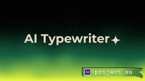 Videohive - Ai Typewriter - 58905280 - Project for After Effects