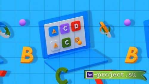Videohive - Kids School Logo - 57841865 - Project for After Effects
