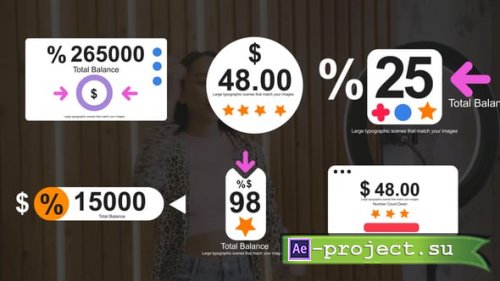 Videohive - Number Count Animations - 58514759 - Project for After Effects