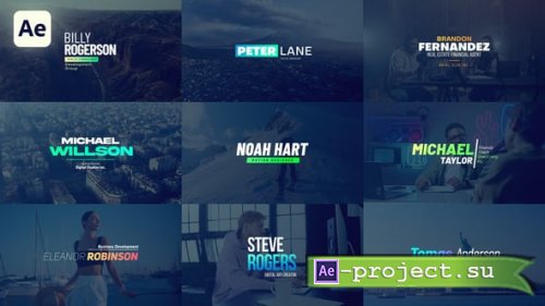 Videohive - Titles - 58917868 - Project for After Effects