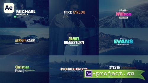 Videohive - Lower Thirds - 58917873 - Project for After Effects