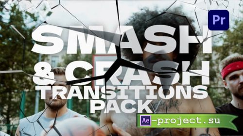 Videohive - Smash & Crash Transitions Pack - 58903925 - Premiere Pro Templates