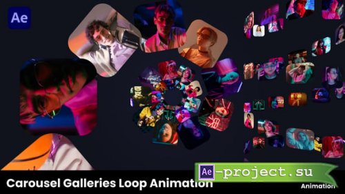 Videohive - Carousel Galleries Loop Animation | Mosic Slide Multi Screen - 58608775 - Project for After Effects
