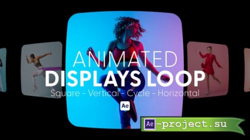Videohive - Animated Displays Loop - 58969854 - Project for After Effects