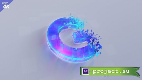 Videohive - Digital 3D Wipe Logo - 58957714 - Project for After Effects