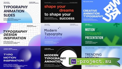 Videohive - Modern Typography - 58942816 - Project for After Effects