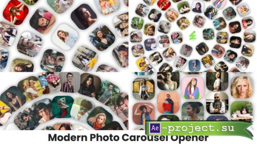 Videohive - Modern Photo Carousel Opener - 58777243 - Project for After Effects
