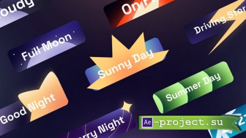 Videohive - 10 Weather Lower Thirds | After Effects - 58983418 - Project for After Effects