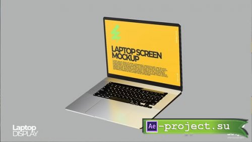 Videohive - Laptop Mockup - 58987032 - Project for After Effects