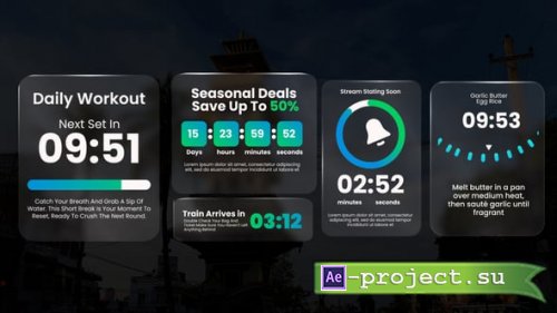 Videohive - Timer Widget - 58969417 - Project for After Effects