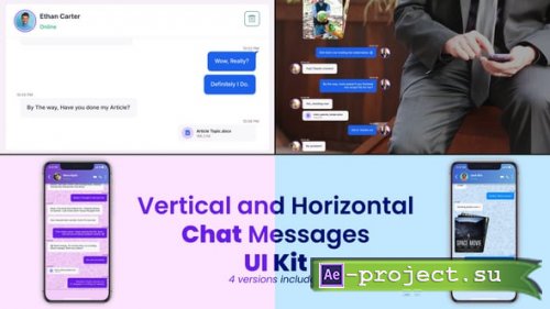 Videohive - Chat UI Kit - 58969091 - Project for After Effects