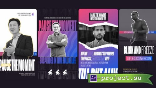 Videohive - Vertical Freeze Frame - 58987121 - Project for After Effects