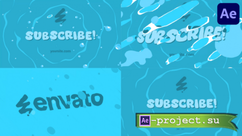 Videohive - Pool Party Sea Style Logo for After Effects - 58983504 - Project for After Effects