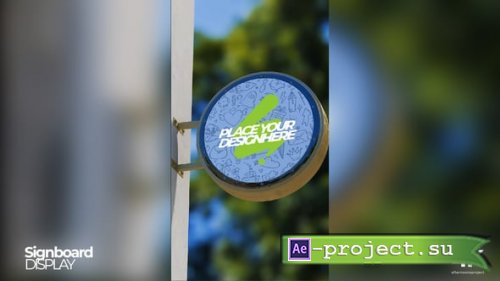 Videohive - Vertical Signboard Mockup - 59015899 - Project for After Effects