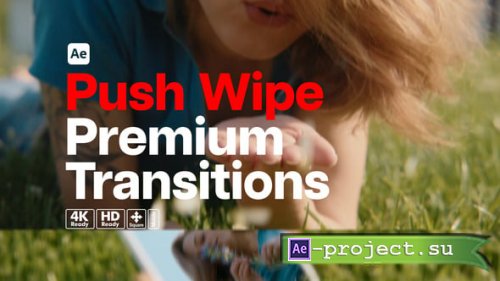 Videohive - Premium Transitions Push Wipe - 59017325 - Project for After Effects