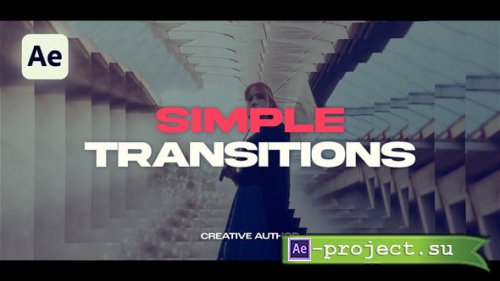 Videohive - Transitions - Simple Transitions - 59017823 - Project for After Effects
