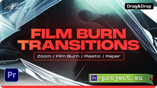 Videohive - Film Burn Transitions - 59017268 - Project for After Effects