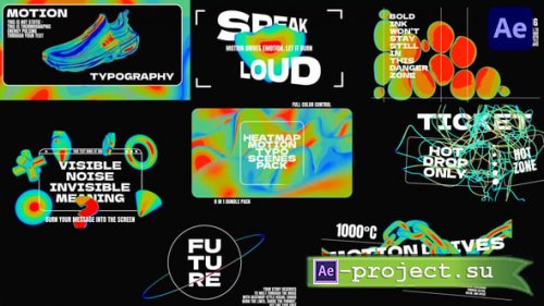 Videohive - Heatmap Motion Typographic Scenes Pack - 59017756 - Project for After Effects