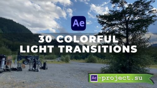 Videohive - 30 Colorful Light Transitions - 59018683 - Project for After Effects