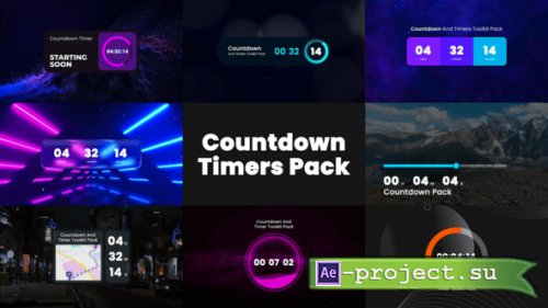 Videohive - Countdown Timers - 59018040 - Project for After Effects