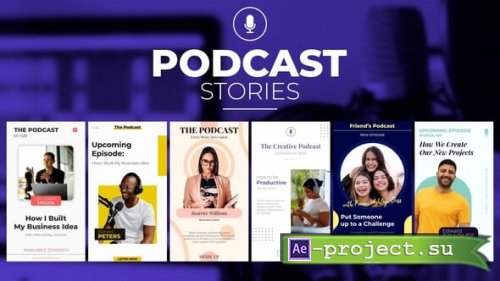 Videohive - Podcast Stories - 59031813 - Project for After Effects