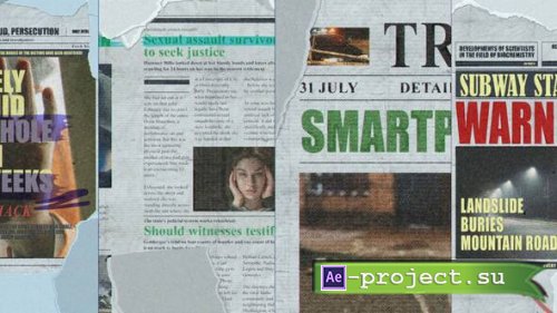Videohive - Vertical Newspapers - 59037149 - Project for After Effects