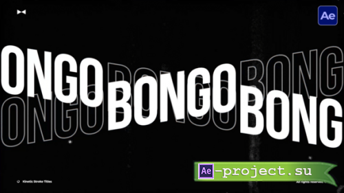 Videohive - Kinetic Typography Titles  AE - 59018624 - Project for After Effects