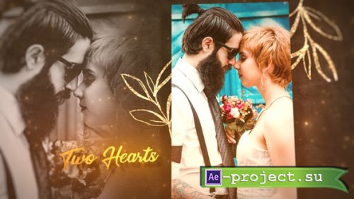 Videohive - Golden Wedding Slideshow - 59040628 - Project for After Effects