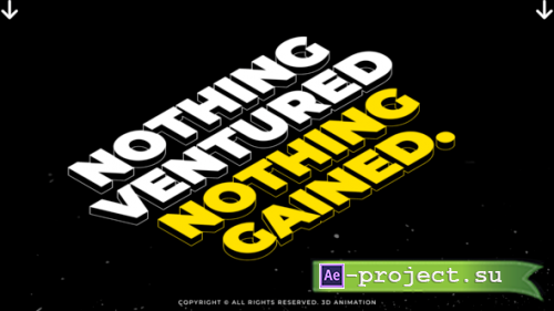 Videohive - 3D Animation - 59049217 - Project for After Effects