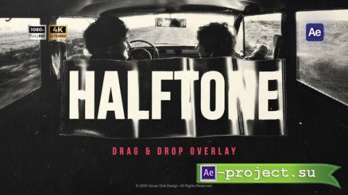 Videohive - Halftone Texture Overlay - 59050590 - Project for After Effects