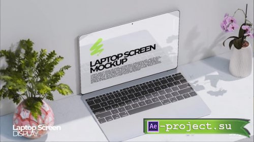 Videohive - Laptop Screen Mockup - 59059046 - Project for After Effects