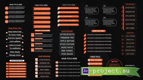 Videohive - List Titles Pack - 59060536 - Project for After Effects