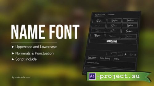 Videohive - Animated Typeface - Prima v1 - 58995449 - Project for After Effects