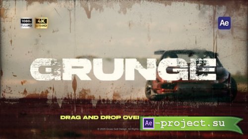 Videohive - Grunge Overlay - 59087212 - Project for After Effects