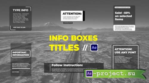 Videohive - Info Boxes - 59081342 - Project for After Effects