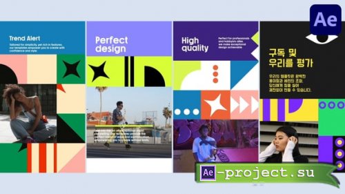 Videohive - Abstract Shapes Social Media Stories for After Effects - 59015011 - Project for After Effects