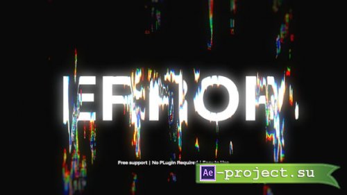 Videohive - Glitch Text Effect - 59096285 - Project for After Effects