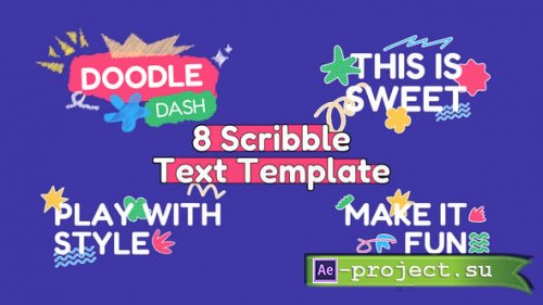 Videohive - Scribble Text Animation - 59091546 - Project for After Effects