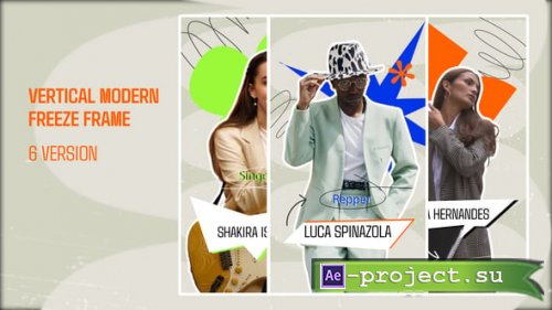 Videohive - Vertical Freeze Frame - 59062584 - Project for After Effects