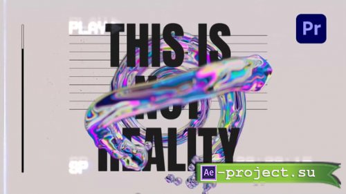 Videohive - Glitch Holographic Splash Intro - 59094111 - Premiere Pro Templates