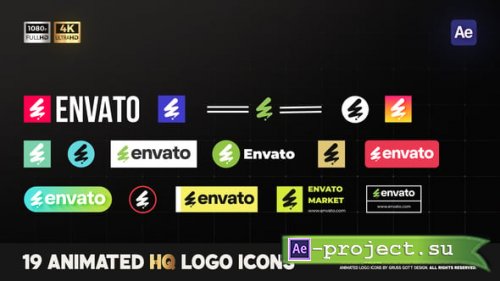 Videohive - Animated Logo Icons - 59107953 - Project for After Effects