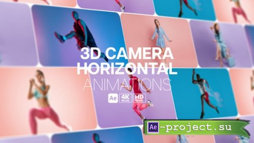 Videohive - 3D Camera Horizontal Animations - 59134102 - Project for After Effects