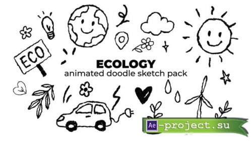 Videohive - Ecology - Animated Doodle Sketch Pack - 59108971 - Project for After Effects