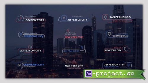 Videohive - Location Line Titles - 59121568 - Project for After Effects