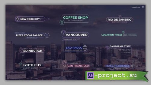 Videohive - Location Line Titles v2 - 59121579 - Project for After Effects
