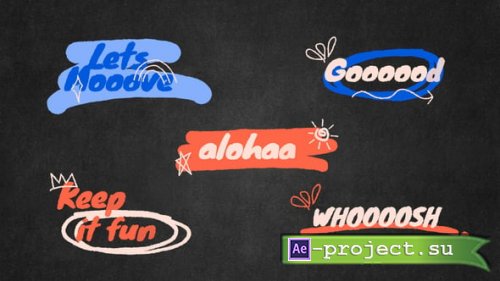 Videohive - Scribble Title Animation - 59121012 - Project for After Effects