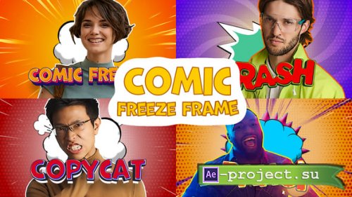 Videohive - Comic Freeze Frame - 59131107 - Project for After Effects