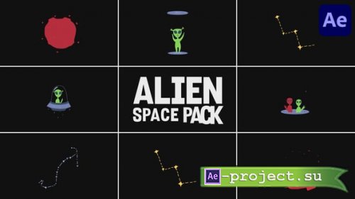 Videohive - Alien Space Pack for After Effects - 59121397 - Project for After Effects
